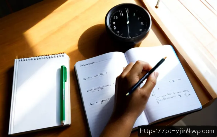 Home 17 메타인지 훈련을 위한 도구 - Photorealistic overhead view of a Portuguese-speaking adult using metacognitive training tools at a ...